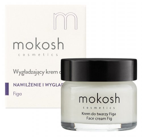 MOKOSH - FACIAL CREAM - FIG - Wygładzający krem do twarzy - Figa - 15 ml