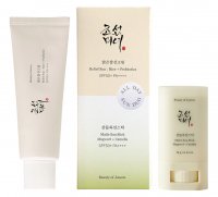 Beauty of Joseon - All Day Sun Duo - Relief Sun: Rice + Probiotics SPF50+ PA++++ & Matte Sun Stick Mugwort + Camelia SPF50+ PA++++ - Set of 2 sunscreen cosmetics - Rice protective cream 50 ml & Protective matting face stick 18 g