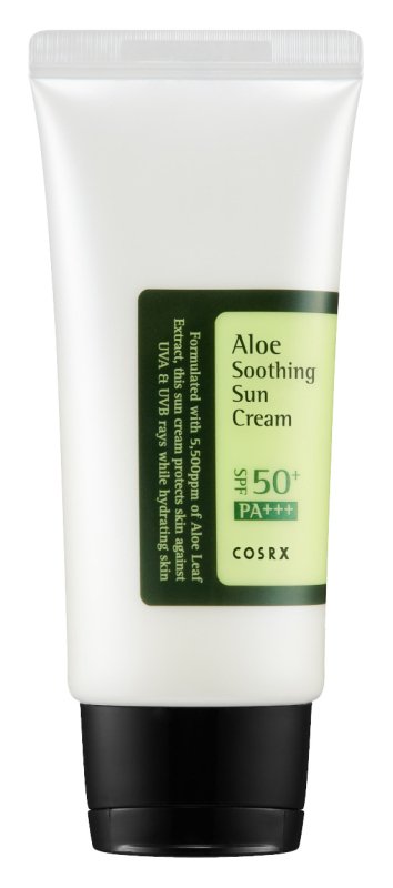 COSRX Aloe Sun Cream SPF50  Nawilajcy krem z filtrem