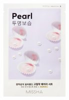 Missha - Airy Fit Sheet Mask Pearl - Rozjaśniająca maseczka do twarzy z ekstraktem z pereł - 1 szt.