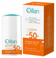 Oillan - Ochronny roll-on do twarzy i ciała - Wodoodporny - SPF50+ - 50 ml