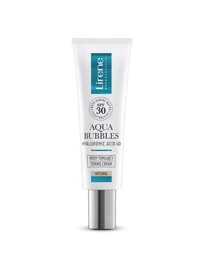 Lirene - AQUA BUBBLES - Toning Cream - Toning face cream with SPF30 - 30 ml  