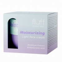 FLUFF - In Your Soul - Moisturizing - Light Face Cream - Krem nawilżający z ekstraktem z ametystu i kwasem hialuronowym - 50 ml 