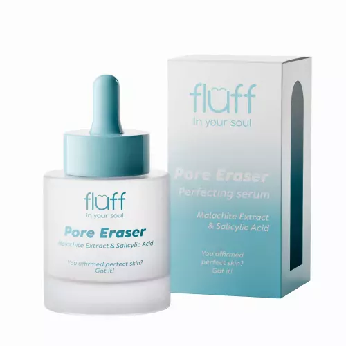 FLUFF - In Your Soul - Pore Eraser - Perfecting Serum - Smoothing facial serum with salicylic acid and malachite extract - 30 ml 