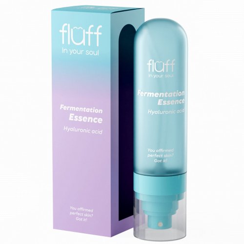 FLUFF - In Your Soul - Fermentation Essence - Hyaluronic Acid - Esencja do twarzy z kwasem hialuronowym na bazie fermentowanego ekstraktu z bambusa - 80 ml 