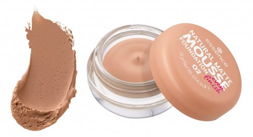 Essence - Natural Matte Mousse Foundation - Podkład do twarzy o naturalnym, matowym finishu - 16 g - 02