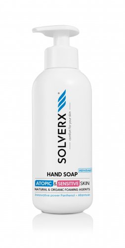 SOLVERX - ATOPIC & SENSITIVE SKIN - Hand Soap - Mydło do rąk w płynie - Do skóry wrażliwej - Individualist - 250 ml 