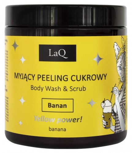 LaQ - Body Wash and Scrub - Banana - 220 g
