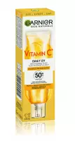GARNIER - Skin Naturals - Vitamin C - Daily UV Brightening Fluid - SPF50+ - Invisible - 40 ml 