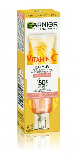 GARNIER - Skin Naturals - Vitamin C - Daily UV Brightening Fluid - SPF50+ - Glow - 40 ml 