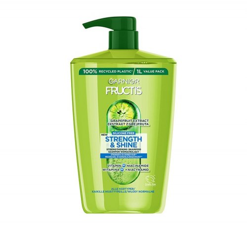 GARNIER - FRUCTIS - STRENGTH & SHINE - Wzmacniający szampon do włosów normalnych - 1000 ml
