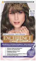 L'Oréal - EXCELLENCE Cool Creme - 6.11 Ultra Ash Dark Blonde - Creamy coloring with advanced, triple protection - Ultra ash dark blonde
