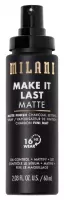 MILANI - MAKE IT LAST - MATTE CHARCOAL SETTING SPRAY - Spray makeup fixer with the addition of activated charcoal