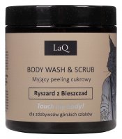 LaQ - Body Wash and Scrub - Natural washing scrub for men - Ryszard z Bieszczad - 200 ml