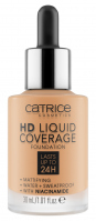 Catrice - HD LIQUID COVERAGE FOUNDATION - Wodoodporny podkład kryjący do twarzy - 30 ml - 034 - MEDIUM BEIGE - 034 - MEDIUM BEIGE
