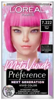 L'Oréal - Préférence - Metal Vivids - Semi-Permanent Hair Dye - 7.222 META PINK