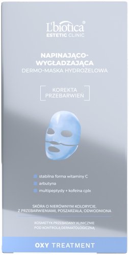 L'biotica - ESTETIC CLINIC - OXY Treatment - Napinająco-wygładzająca dermo-maska hydrożelowa - 1 sztuka