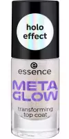 Essence - META GLOW Transforming Top Coat - Lakier nawierzchniowy z efektem holograficznym - 8 ml