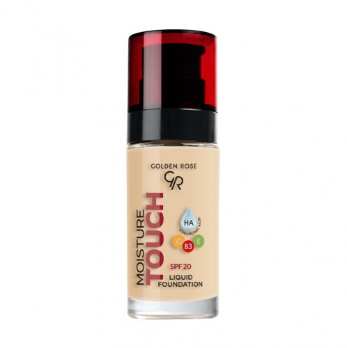 Golden Rose - Moisture Touch Liquid Foundation - Nawilżający podkład do twarzy - SPF20 - 30 ml - 106