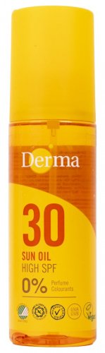 Derma - Sun Oil - Przeciwsłoneczny olejek do ciała - SPF30 - 150 ml 