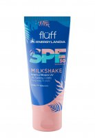 FLUFF - Energygalndia - SPF50 Sunscreen - Krem z filtrem SPF50 do twarzy i ciała - Milkshake - 100 ml
