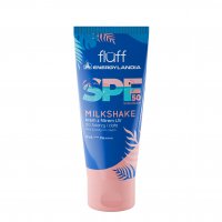 FLUFF - Energylandia - SPF50 Sunscreen - Krem z filtrem SPF50 do twarzy i ciała - Milkshake - 100 ml
