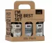 LaQ - MEN'S SET - Six Pack - Set of 6 mini shower gels - 2 x Podchmielony Kozioł 100 ml + 2 x Doberman 100 ml + 2 x Ryszard z Bieszczad 100 ml