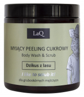 LaQ - Body Wash and Scrub - Naturalny peeling myjący dla mężczyzn - Dzikus - 220 g