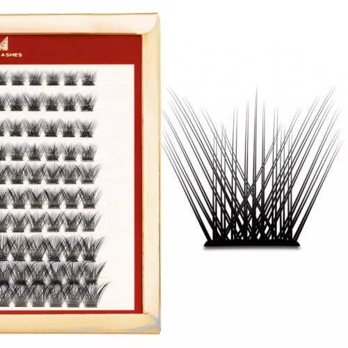 Many Beauty - Many Lashes - Master Box V-Lashes Obsession - B - Duży zestaw kępek do rzęs - 120 sztuk    