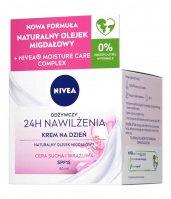 Nivea - 24h Moisturization - Nourishing day face cream for dry and sensitive skin - 50 ml 