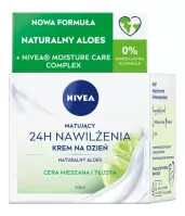 Nivea - 24H Nawilżenia - Matujący krem do twarzy na dzień do cery mieszanej i tłustej - 50 ml