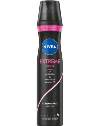 Nivea - Extreme Hold - Styling Spray with Panthenol and Vitamin B3 - 6 - 250 ml