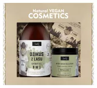 LaQ - Dzikus z Lasu - Gift Set for Men - 8in1 Shower Gel 500 ml + Body Scrub 220 g + Soap 85 g