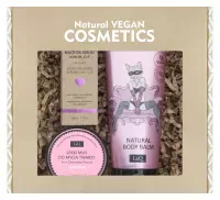 LaQ - Cat Peony - Gift Set for Women - Body Lotion 200 ml + Nourishing Face Wash Mousse 40 ml + Multi-Oil Serum with Vitamin C+E 30 ml