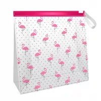 KillyS - Women's Travel Cosmetic Bag - Flamingos