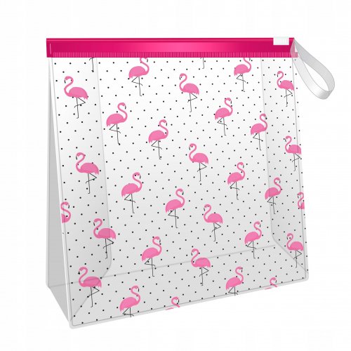 KillyS - Women's Travel Cosmetic Bag - Flamingos