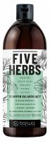 BARWA - FIVE HERBS - Balancing Shampoo - Szampon balansujący do włosów normalnych i przetłuszczających się - 480 ml