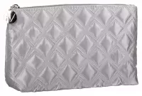 Inter-Vion - Silver, quilted cosmetic bag - Gold&Black&Silver - 418 034