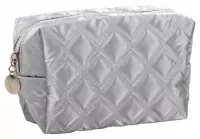 Inter-Vion - Silver, quilted cosmetic pencil case - Gold&Black&Silver - 418 033