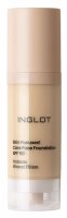 INGLOT - Skin Focused Care Face Foundation SPF50 - Podkład do twarzy z mineralnym filtrem SPF50 - 30 ml