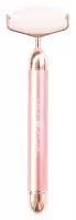 Lash Brow - Jadeitowy roller / masażer do twarzy - Wibrujący - Różowy Premium + SILIKONOWY POKROWIEC