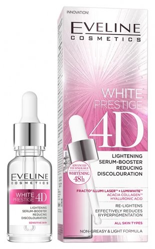 Eveline Cosmetics - WHITE PRESTIGE 4D - Lightening Serum-Booster - 18 ml