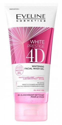 Eveline Cosmetics - WHITE PRESTIGE 4D - Whitening Facial Wash Gel - 200 ml