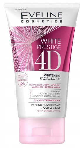 Eveline Cosmetics - WHITE PRESTIGE 4D - Whitening Facial Scrub - 150 ml