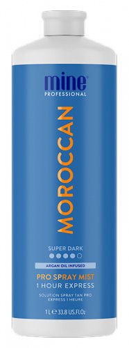 MineTan - MOROCCAN - Pro Spray Mist - Płyn do opalania natryskowego - 1L 