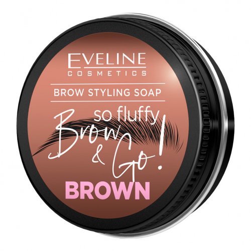 Eveline Cosmetics - BROW & GO! - Brow Styling Soap - Brown - 25 g