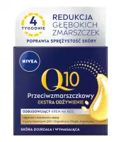 Nivea - Q10 - Anti-wrinkle night face cream - Extra Nourishment - 50 ml 