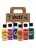 LaQ - SHOTS! - Czyściopak Sześciopak - Zestaw 6 mini żeli pod prysznic - 1 x Różowy w Ch! 100 ml + 1 x Szwagier 100 ml + 1 x Passat Sąsiada 100 ml + 1 x Gwiezdny Pył 100 ml + 1 x Czym Chata Bogata 100 ml + 1 x Krwawa Mary 100 ml 