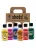 LaQ - SHOTS! - Clean Pack Six Pack - Set of 6 mini shower gels - 1 x Różowy w Ch! 100 ml + 1 x Szwagier 100 ml + 1 x Passat Sąsiada 100 ml + 1 x Gwiezdny Pył 100 ml + 1 x Czym Chata Bogata 100 ml + 1 x Krwawa Mary 100 ml 