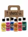 LaQ - SHOTS! - Czyściopak Sześciopak - Zestaw 6 mini żeli pod prysznic - 1 x Różowy w Ch! 100 ml + 1 x Szwagier 100 ml + 1 x Passat Sąsiada 100 ml + 1 x Gwiezdny Pył 100 ml + 1 x Czym Chata Bogata 100 ml + 1 x Krwawa Mary 100 ml 